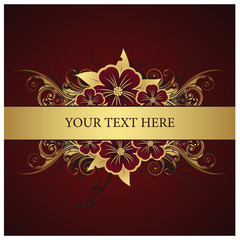 golden frame for text