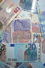 Euros and pounds