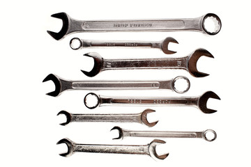 Spanners on white