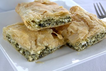 kuchen mit spinat und feta käse