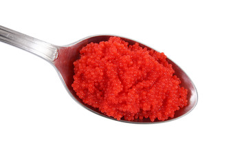 caviale su cucchiaio