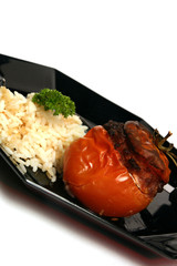 plat cuisiné équilibré