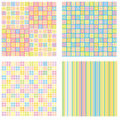 Four of abstract backgrounds