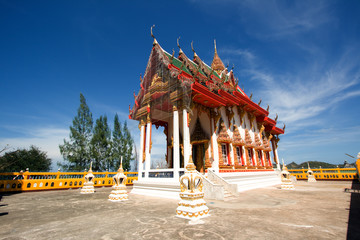 Side view of Khao Din Temple Hua Hin Thailand