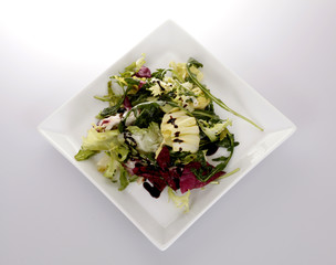 Blattsalate mit Balsamico