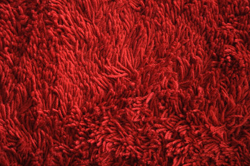 Fluffy Red Carpet