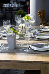 Gedeckter Tisch