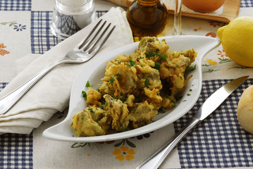 Carciofi fritti - Antipasti vegetariani