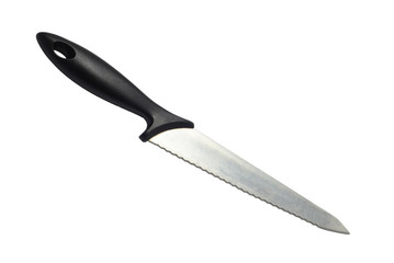bread knife isolated
