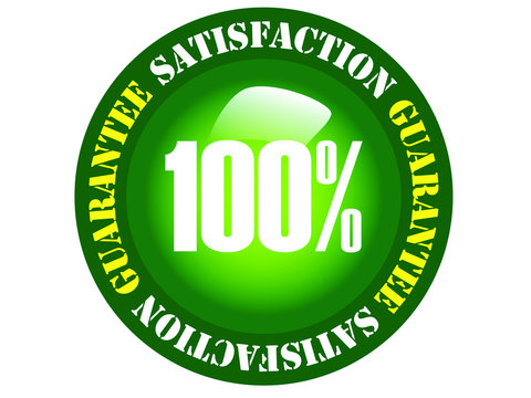 100% satisfaction guarantee