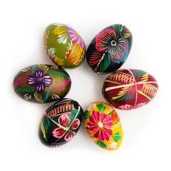 Traditional easter eggs