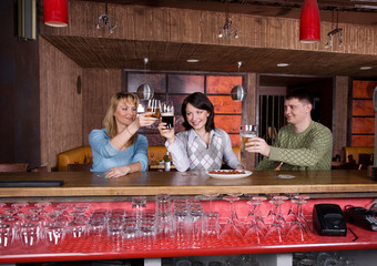 young people at the restaurant