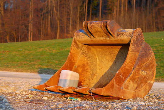 Baggerschaufel - Detail