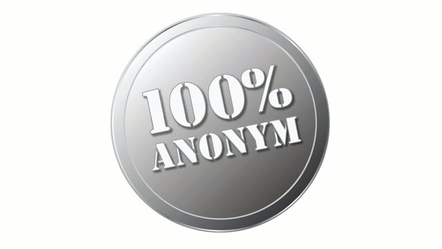 Siegel oder Stempel mit 100% anonym