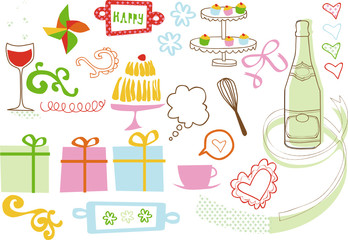 graphic element for celebration