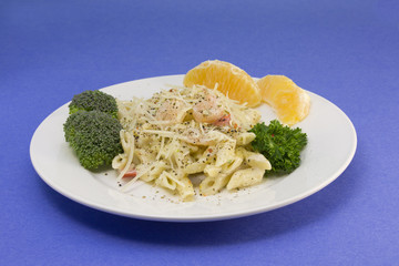 shrimp penne pasta bl
