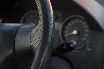 Obraz na płótnie Canvas Speedometer of the car