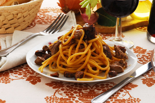 Bigoli con l anatra - Primi piatti del veneto