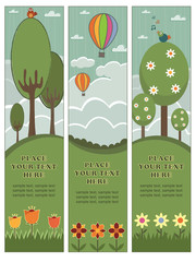 nature vertical banners