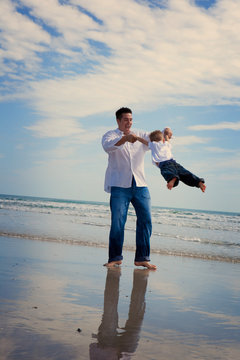 Dad and son