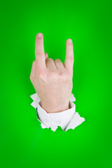 Horns hand sign