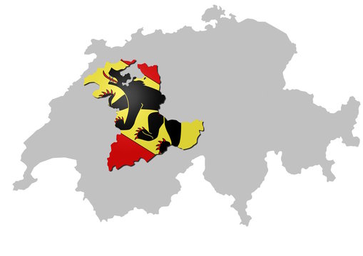 Kanton Bern auf Schweiz