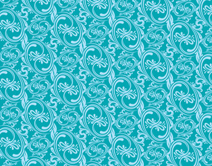 Retro floral ornament