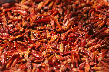 dry pepper heap