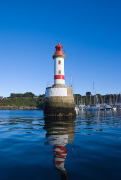 Lighthouse in high tide
