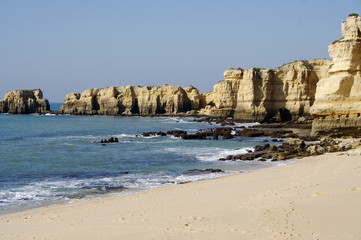 Fototapeta na wymiar Praia de Coelha,Algarve,Portugal