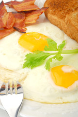 Fried eggs