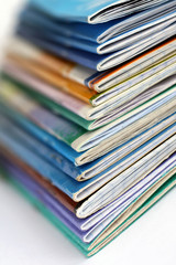 Stack of old writing-books