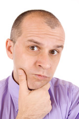 Fototapeta premium Worried businessman