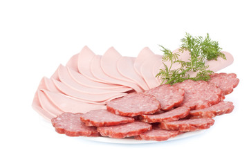 Sausage slices