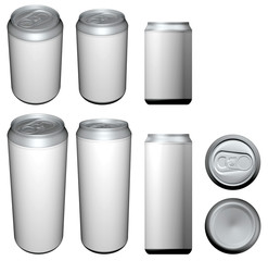 beverage can different views