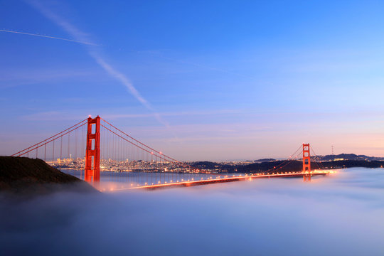 Golden gate bridge - Powered by Adobe