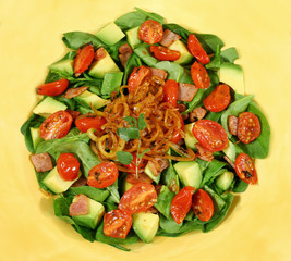 Warm Bacon And Avocado Salad