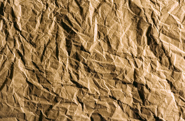 Crumpled wrapping paper background