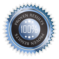 Proven results sticker