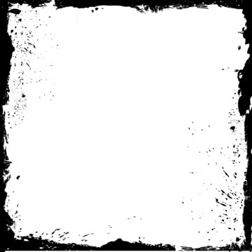 Grunge frame with background