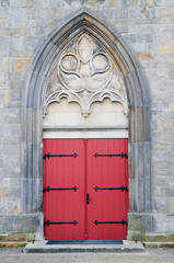 Fototapeta na wymiar Old Cathedral Door