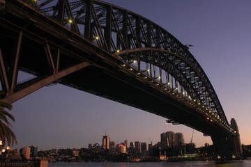 Sydney Harbour Bridge at dawn