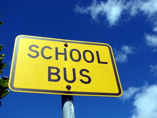 School Bus Sign