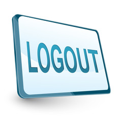 logout icon on screen