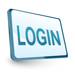 login icon on screen