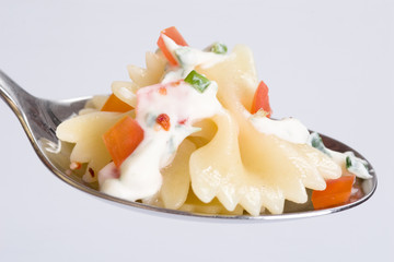 Farfalle uns Sauce