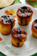 Tortini di mele con base di cioccolato - Dessert