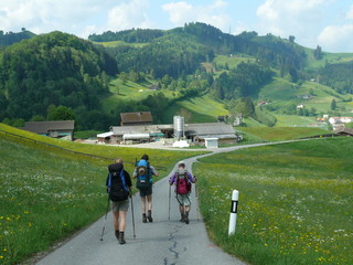 Wanderer im Appenzeller Land