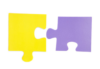 Two pieces of puzzle