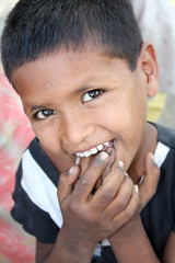 Shy Poor Kid